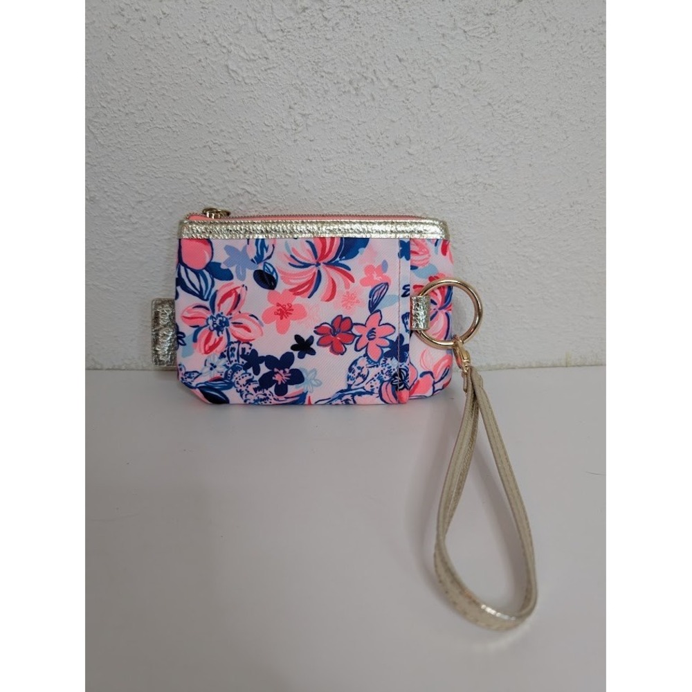 Lilly Pulitzer GWP Zip Top Wallet Wristlet Party Like‎ A Lobstar Lobster